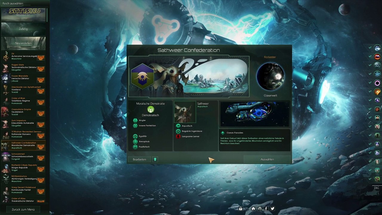 Einstellungen in der Lobby | Stellaris | Ep. 0