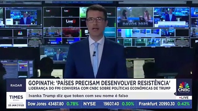 Diretora executiva do FMI reage a medidas de Trump: Temos de nos adaptar | CNBC BREAKING