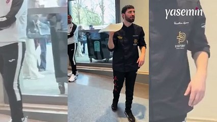 Küçük çocuktan deneyimli aşçıya meydan okuma! Pizza hamuruyla dans etti