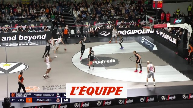 Le festival de Mike James contre le Virtus Bologne - Basket - Euroligue (H) - Monaco