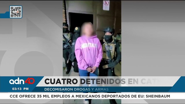 Detienen a cuatro integrantes del Cártel de Sinaloa en las alcaldías Iztacalco y Xochimilco