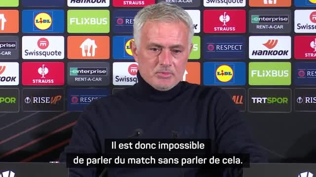 Fenerbahçe - Mourinho dézingue l'arbitrage et la VAR après le nul face à Lyon