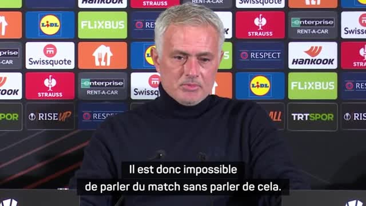 Fenerbahçe - Mourinho dézingue l'arbitrage et la VAR après le nul face à Lyon