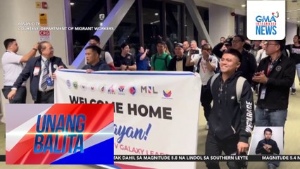 17 tripulanteng Pinoy na pinalaya ng grupong Houthi, balik-bansa na | Unang Balita