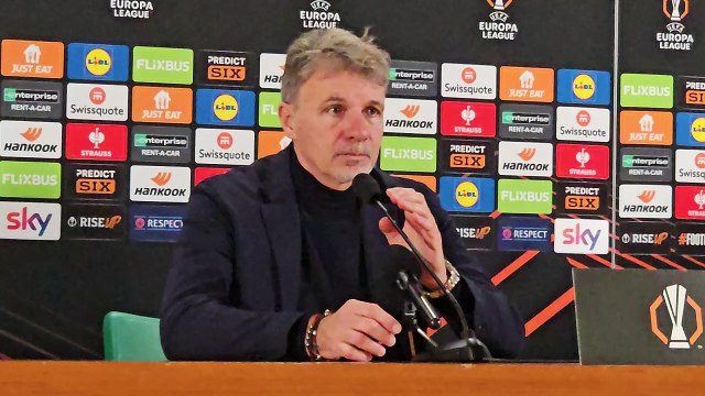 Lazio-Real Sociedad 3-1, la conferenza di Baroni