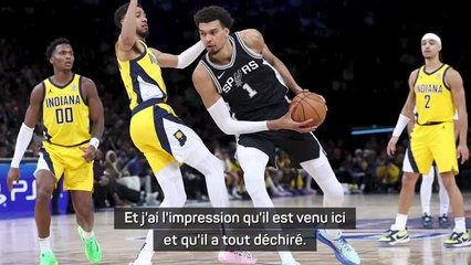 Spurs - Mamukelashvili : "Wembanyama a tout déchiré"