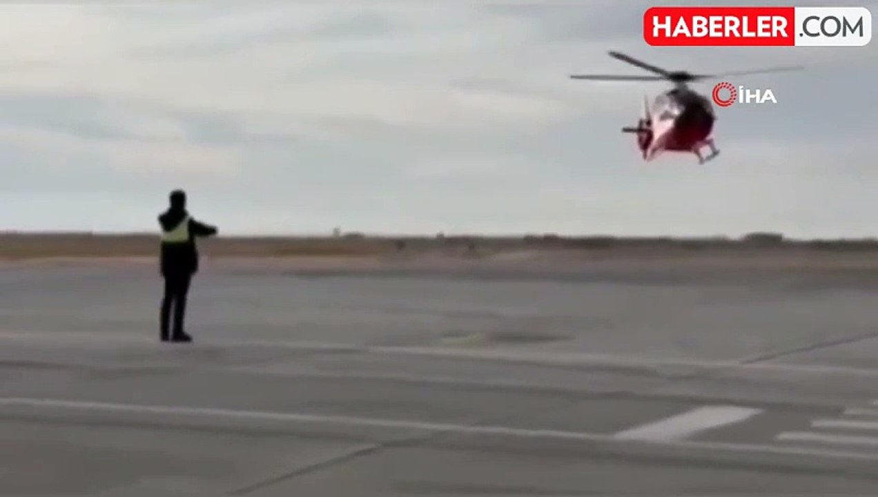 Göğüs Ağrısı Çeken Hasta Ambulans Helikopter ile Van'a Sevk Edildi