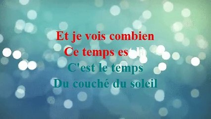 À l'Ouest Le Soleil Se Couche (Paroles)