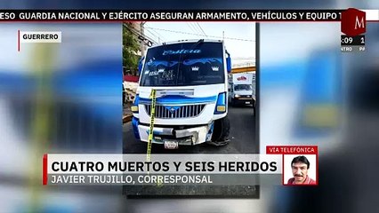 Jornada violenta en Acapulco deja a 4 personas sin vida y 6 heridos