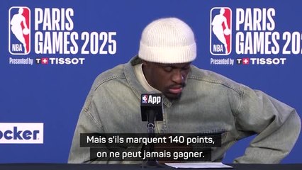 Pacers - Siakam : "S'ils marquent 140 points, on ne peut jamais gagner"
