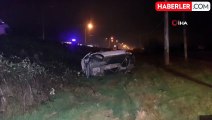 Samsun'da Takla Atan Araçta 3 Yaralı