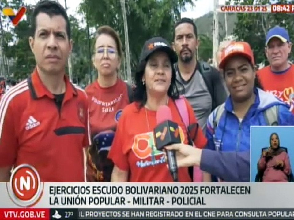 Caracas | Fuerza motorizada y cuerpos de seguridad participan en ejercicios Escudo Bolivariano 2025