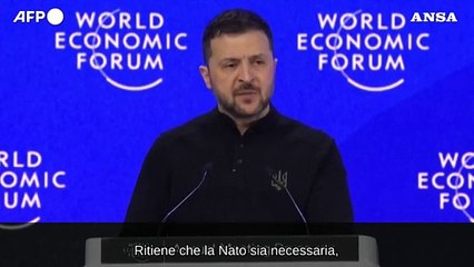 Davos, Zelensky: "Trump riterra' la Nato necessaria? Rispettera l'Ue"