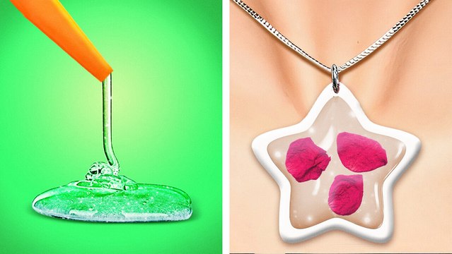 Des créations fantastiques en résine époxy et des bijoux et accessoires sympas à faire soi-même