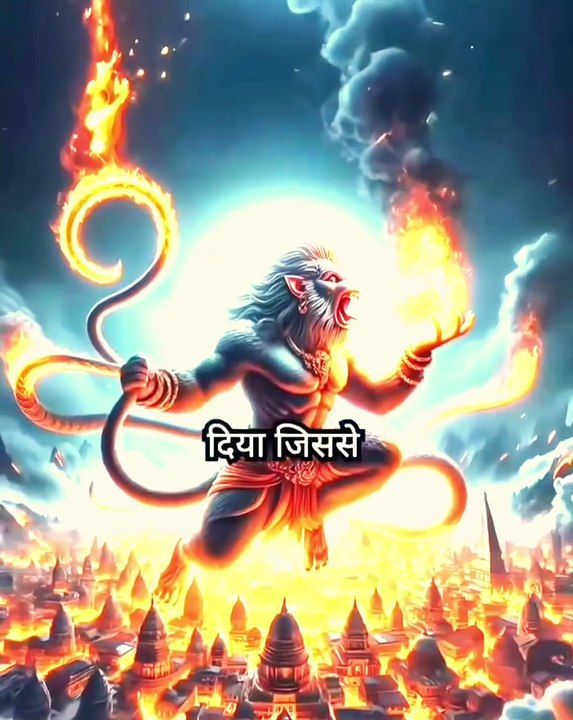 Hanuman ji ka katha #viral #trending #HipiComedyBattle #viralstatus #hanumanji #RamMandir #Ramayan 🌺🌺❤️💋