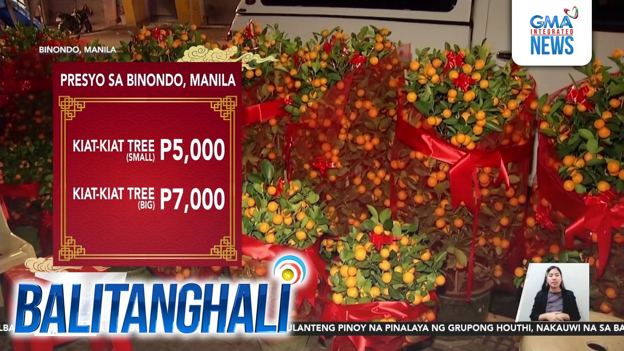 Presyo ng mga bilog na prutas at iba pang pampasuwerte para sa Chinese New Year, bumaba | Balitanghali