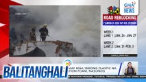Scrap warehouse na may mga yerong plastic na may kasamang insulation foam, nasunog | Balitanghali