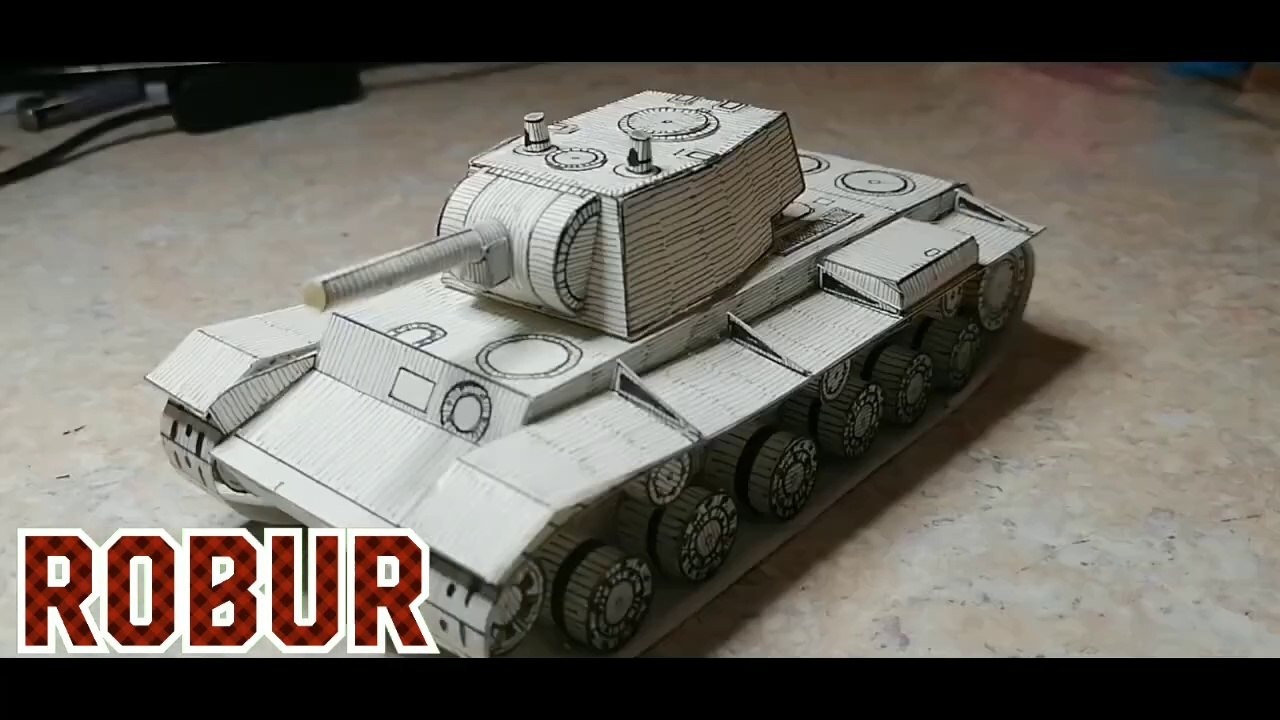 Building 🇷🇺 KV-I 🇷🇺 (Soviet Heavy Tank) #military #art #papercraft #fypシ #russia