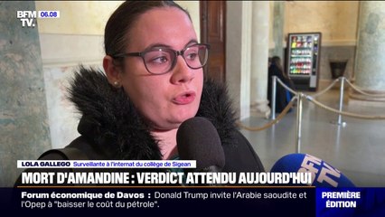 Mort d'Amandine: verdict attendu ce vendredi