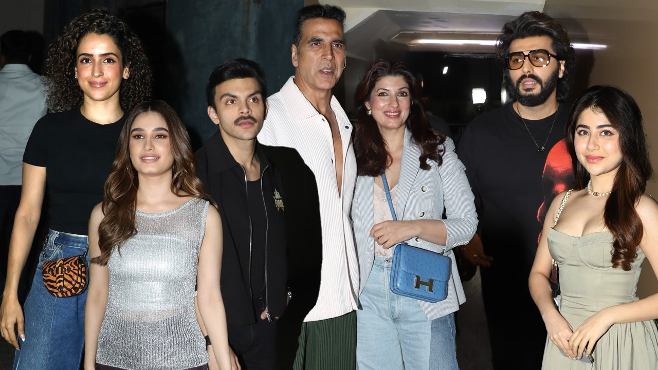 Akshay Kumar-Twinkle, Veer Pahariya, Rasha Thadani, Arjun Kapoor, Aditi & Sanya | SKY FORCE Premiere