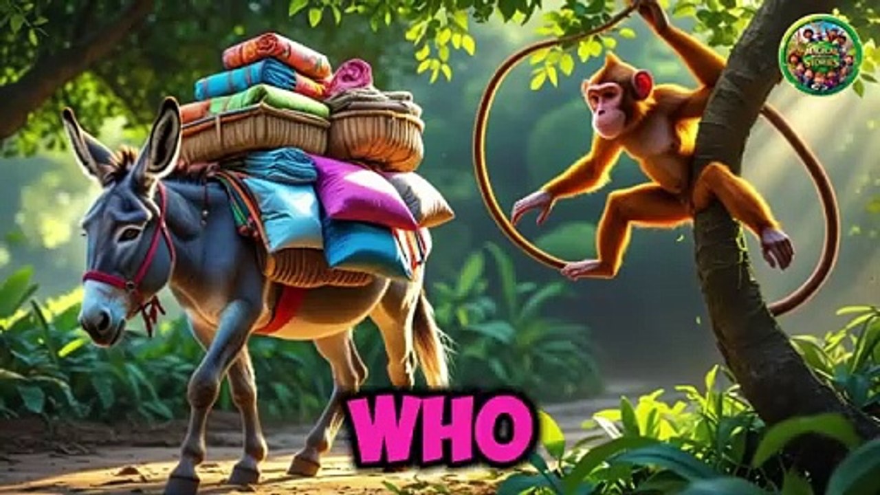 The Monkey & Donkey Friendship