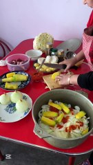 Dimlama dish Uzbek food