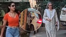 Karisma Kapoor, Sara & Sharmila Tagore Snapped At SAIF ALI KHAN's Home Post His Hospital Discharge