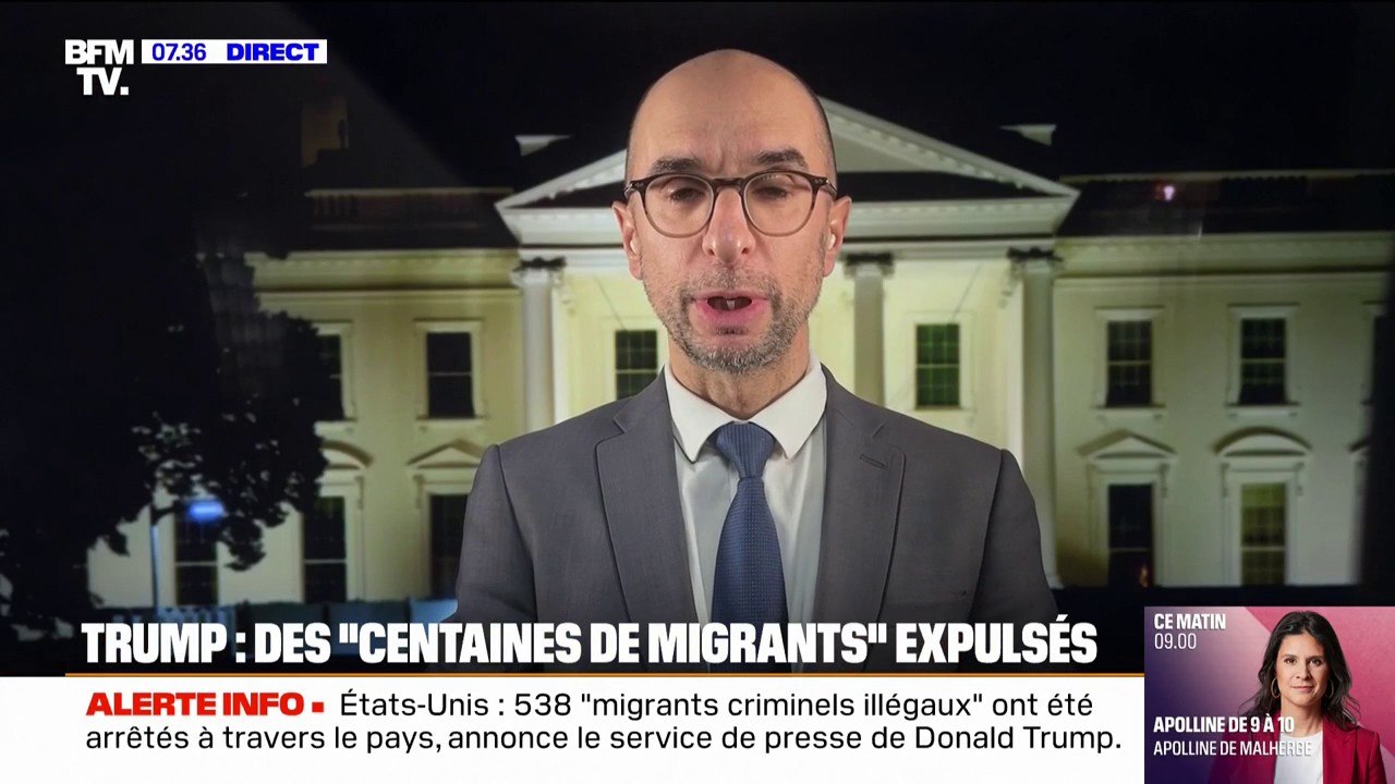 États-Unis: la Maison Blanche affirme que 538 "migrants criminels illégaux" ont été arrêtés et "des centaines" expulsés