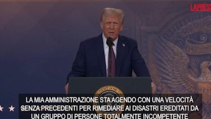 Davos, Trump: «Abbiamo ereditato il caos economico da incompetenti»