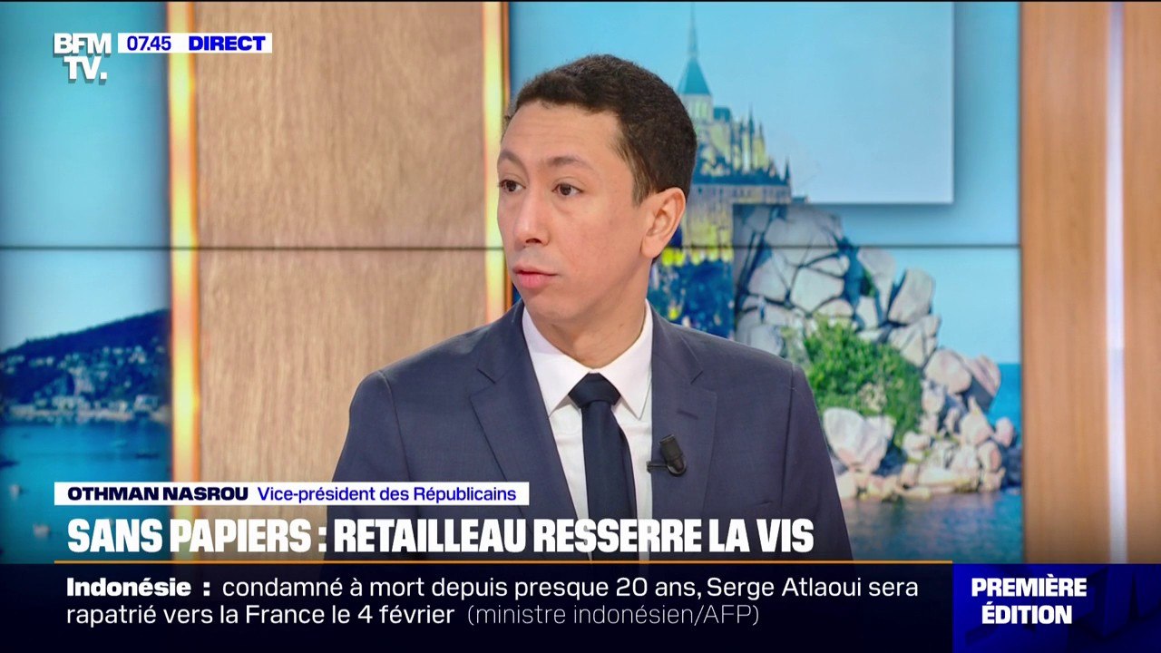 Immigration: "Il faut plus de fermeté, tout en faisant preuve d'humanité", explique Othman Nasrou (LR)