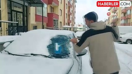 Erzurum'da Kar Yağışı Hayatı Olumsuz Etkiledi