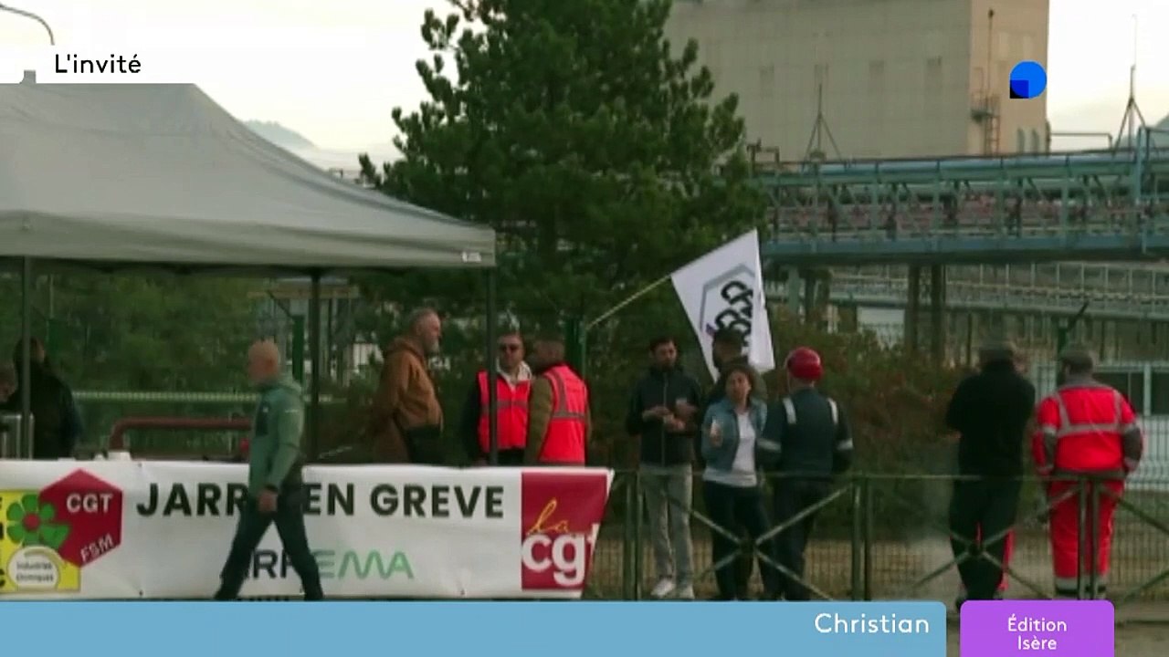 "Arkema veut juste fermer ses usines en France" selon Alexandre Fiat, salarié à Jarrie et délégué syndical