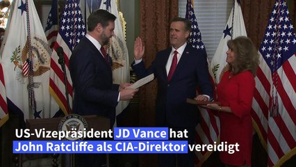 Neuer CIA-Direktor Ratcliffe vereidigt