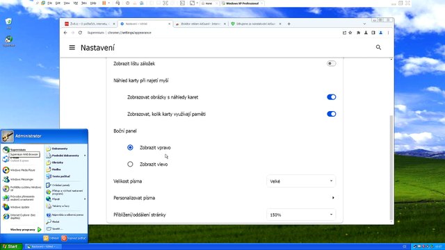 Windows Xp -Modern Browser