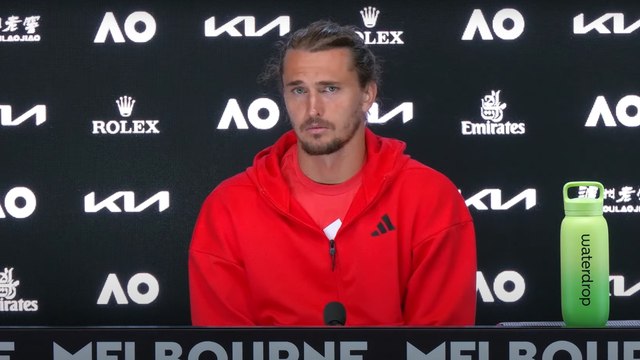 Tennis - Australian Open 2025 - Alexander Zverev : Everyone should respect Novak Djokovic much more