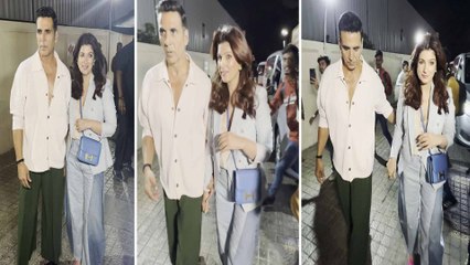 Akshay Kumar ने पत्नी Twinkle Khanna के साथ Sky Force screening में ली धमाकेदार एंट्री ! FilmiBeat