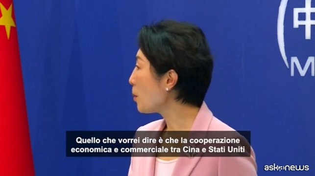 La Cina: cooperazione economica con Usa reciprocamente vantaggiosa