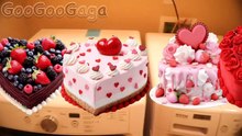 Goo goo Gaga bad baby Runs over valentine cake and nerf war!!