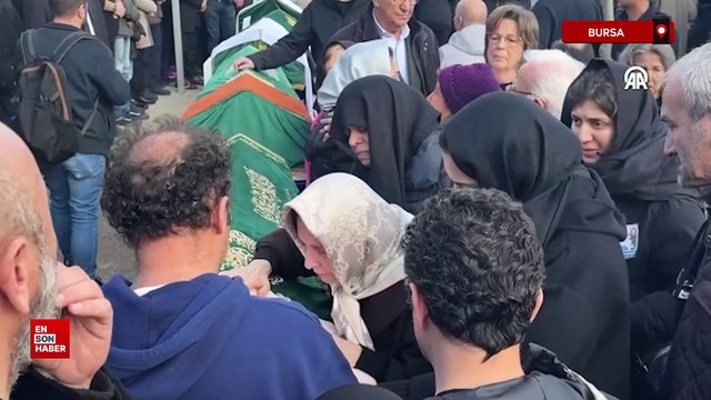 Kartalkaya'daki otel yangınında hayatını kaybeden aynı aileden 4 kişinin cenazesi defnedildi