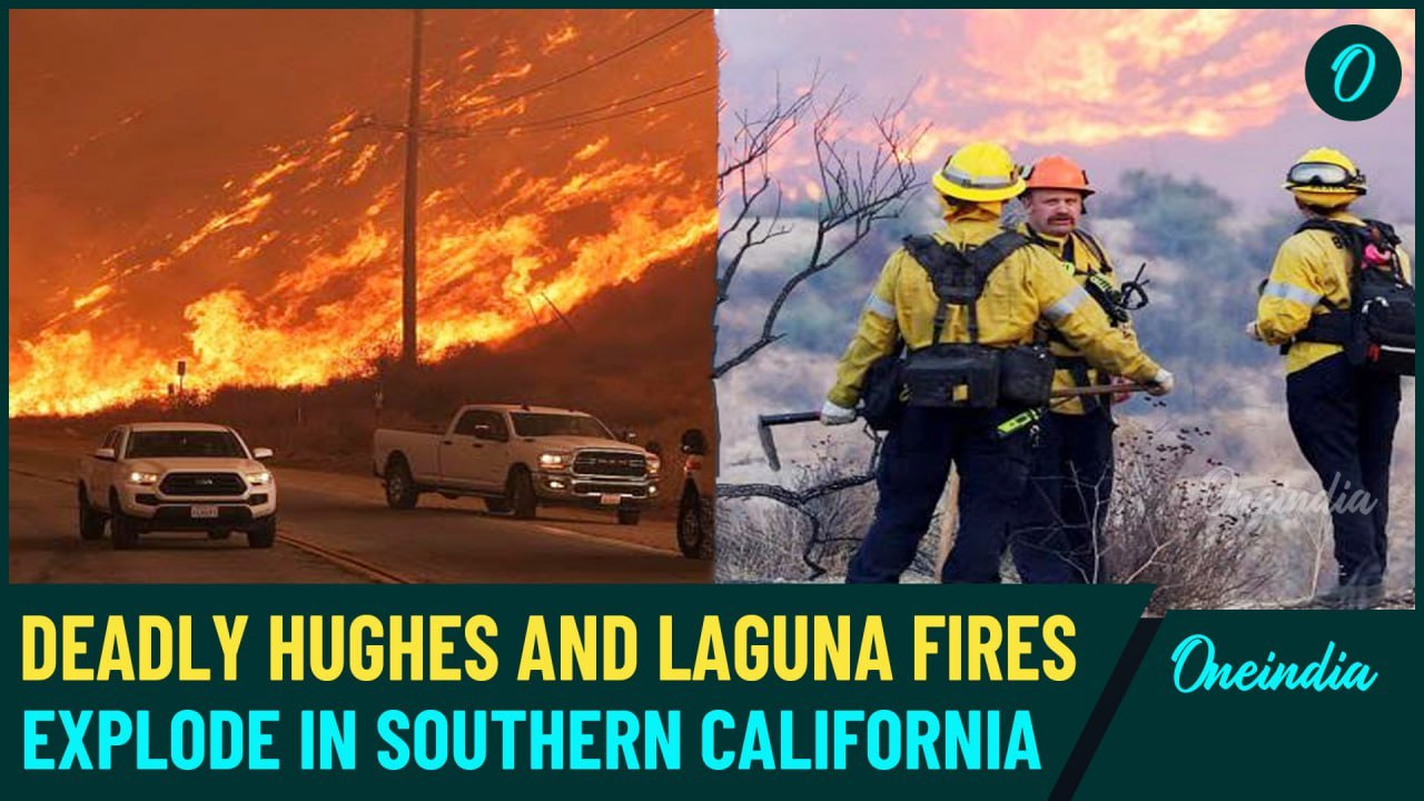 California Wildfires Breaking: New 'Unstoppable' Inferno Ravages 1000+ Homes In Laguna & Hughes