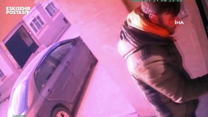 Eskişehir'de kaşla göz arasında hırsızlık! Garaj içinden çaldılar