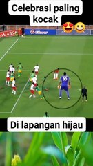 Celebrasi paling kocak dilapangan hijau karna gol ajaib nya#fifa#timnas#pssi#sepak bola