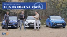 Los mejores híbridos urbanos: MG3 vs Renault Clio vs Toyota Yaris | km77.com