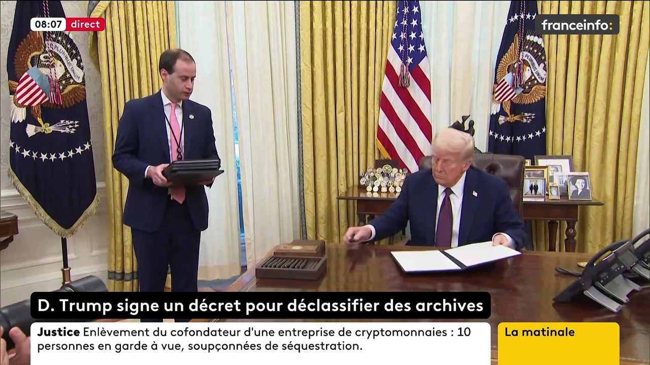 Donald Trump a ordonné la déclassification des archives du gouvernement américain sur les assassinats du président John F. Kennedy, de son frère Robert F. Kennedy, ainsi que de Martin Luther King - VIDEO