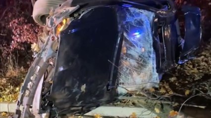 Heartbreaking scene from car crash site underscores the risks of speeding