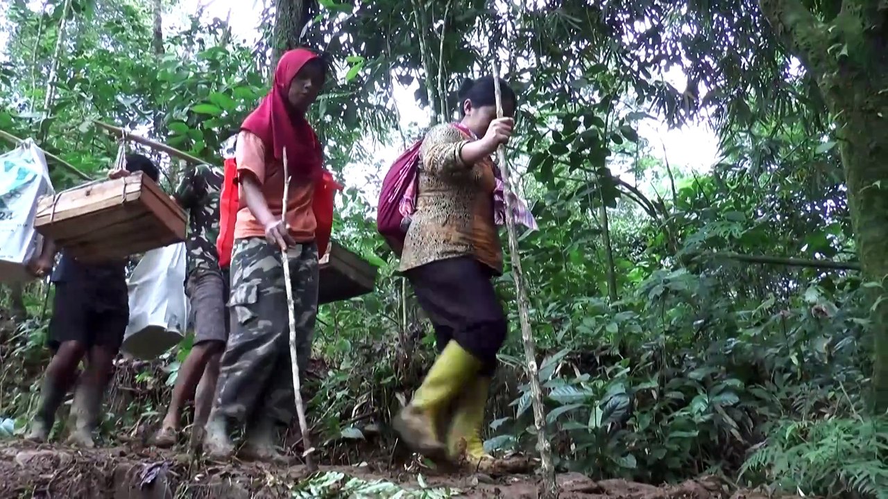 Bilang ng nasawi sa landslide sa Indonesia, umakyat na sa 21