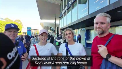 Fans back Djokovic despite boos from Rod Laver Arena crowd