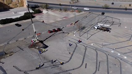 Meksika’da sınır dışı edilenler için geçici barınaklar kurulmaya başlandı