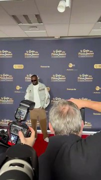 Maître Gims au photocall du Gala des pièces jaunes, le concert évenement à La Défense Arena à Nanterre le 23 janvier 2025. Le gala des Pièces Jaunes 2025 sera diffusé le 28 janvier, sur France 2 et sur la plateforme France.Tv. © Bestimage