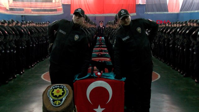 Eğitimlerini tamamlayan 388 çarşı ve mahalle bekçisi mezun oldu